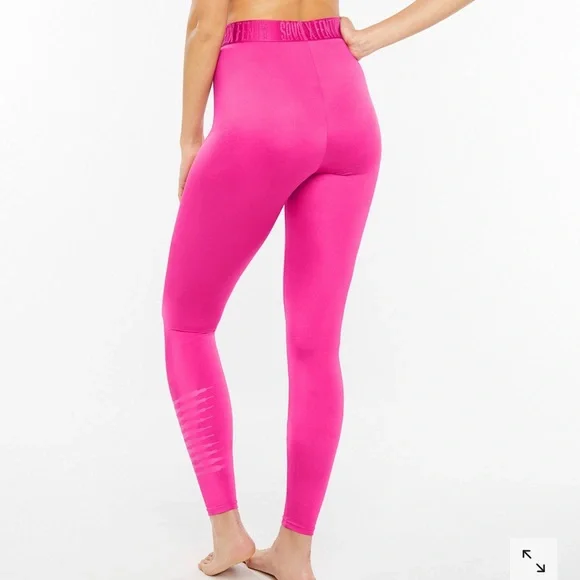 SAVAGE FENTY FOREVER SAVAGE LEGGINGS - PINK FURY WOMEN SIZE XL (NEW WITH TAGS) - Picture 2 of 5